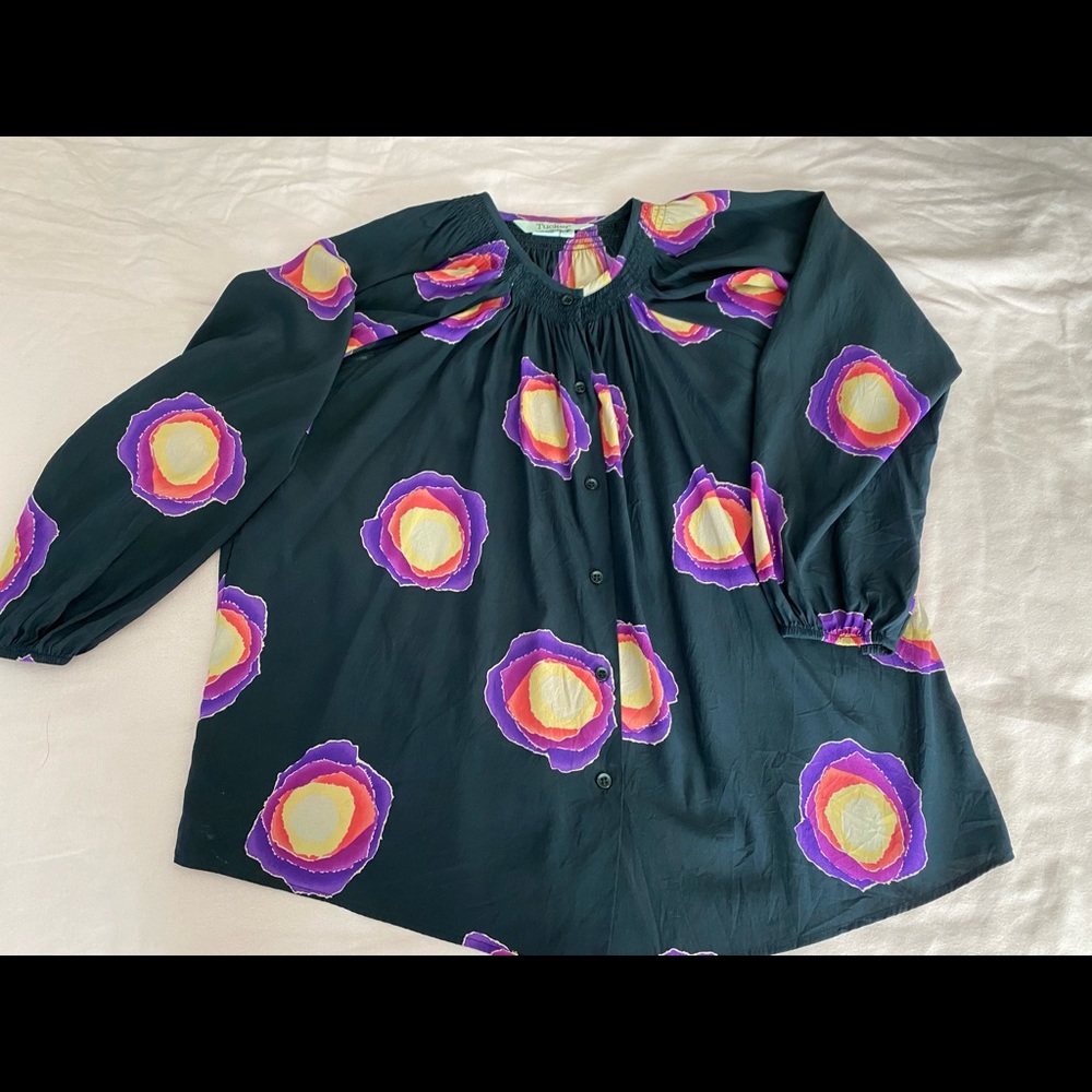 tucker nyc silk blouse